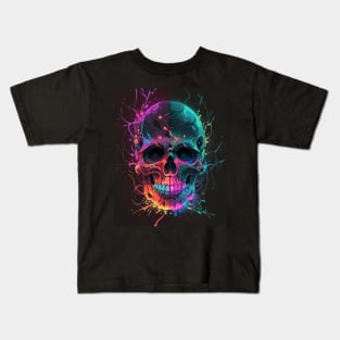 Neon Skull Kids T-Shirt